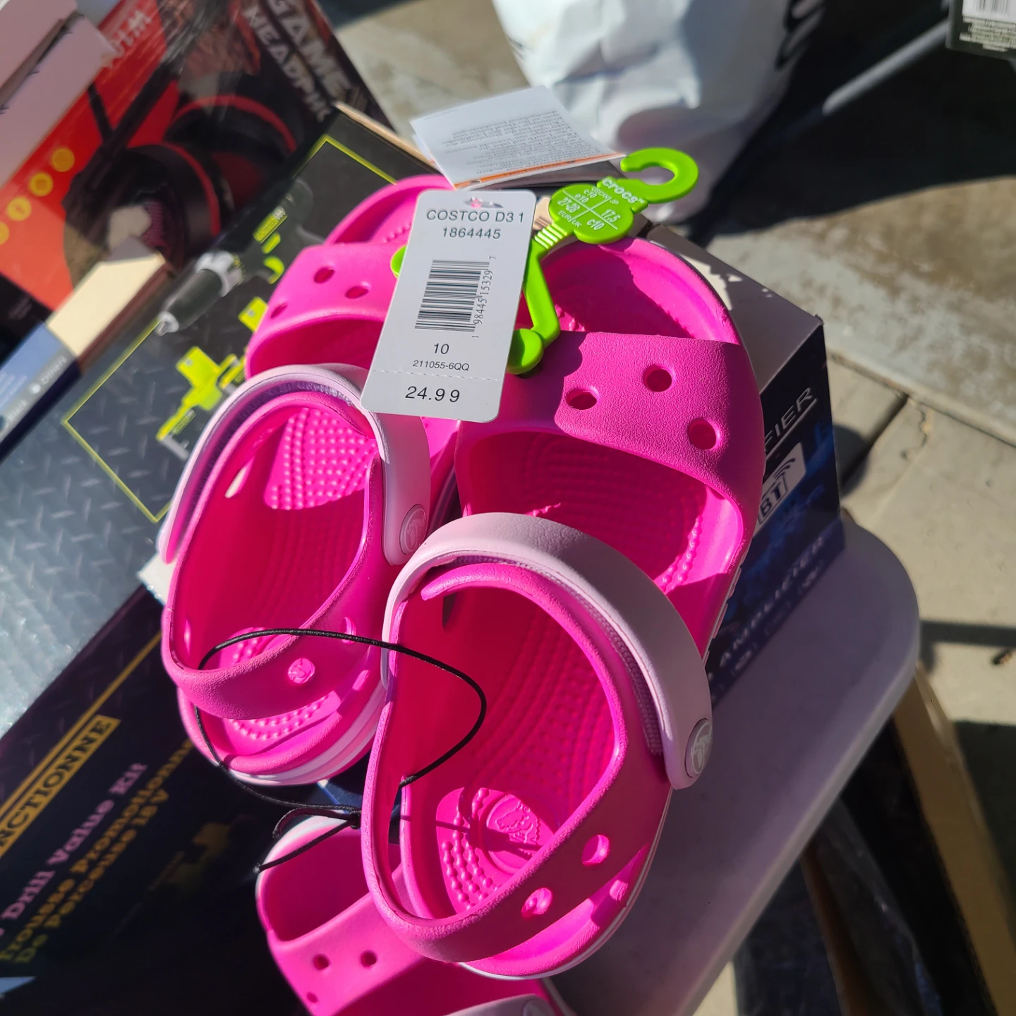Crocs Kids' Pink Clogs Size 10 or 7 - photo 2