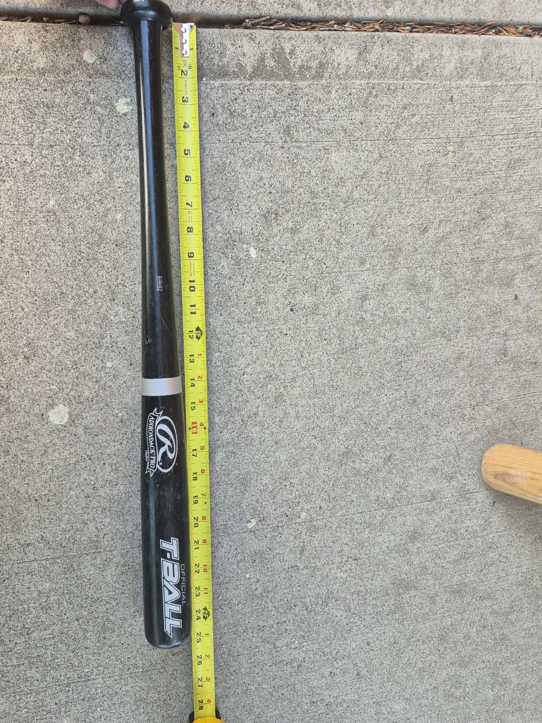 Black Wooden Rawlings T-Ball Bat - photo 3