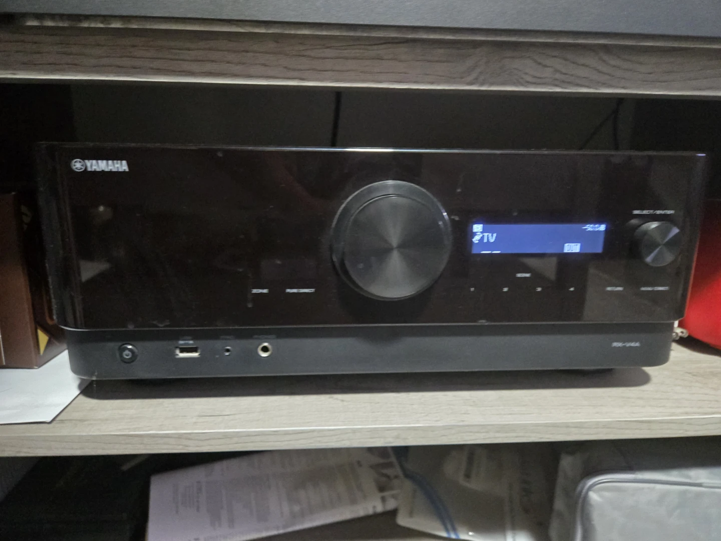 Yamaha RX-V4A AV Receiver and Cerwin-Vega Speakers