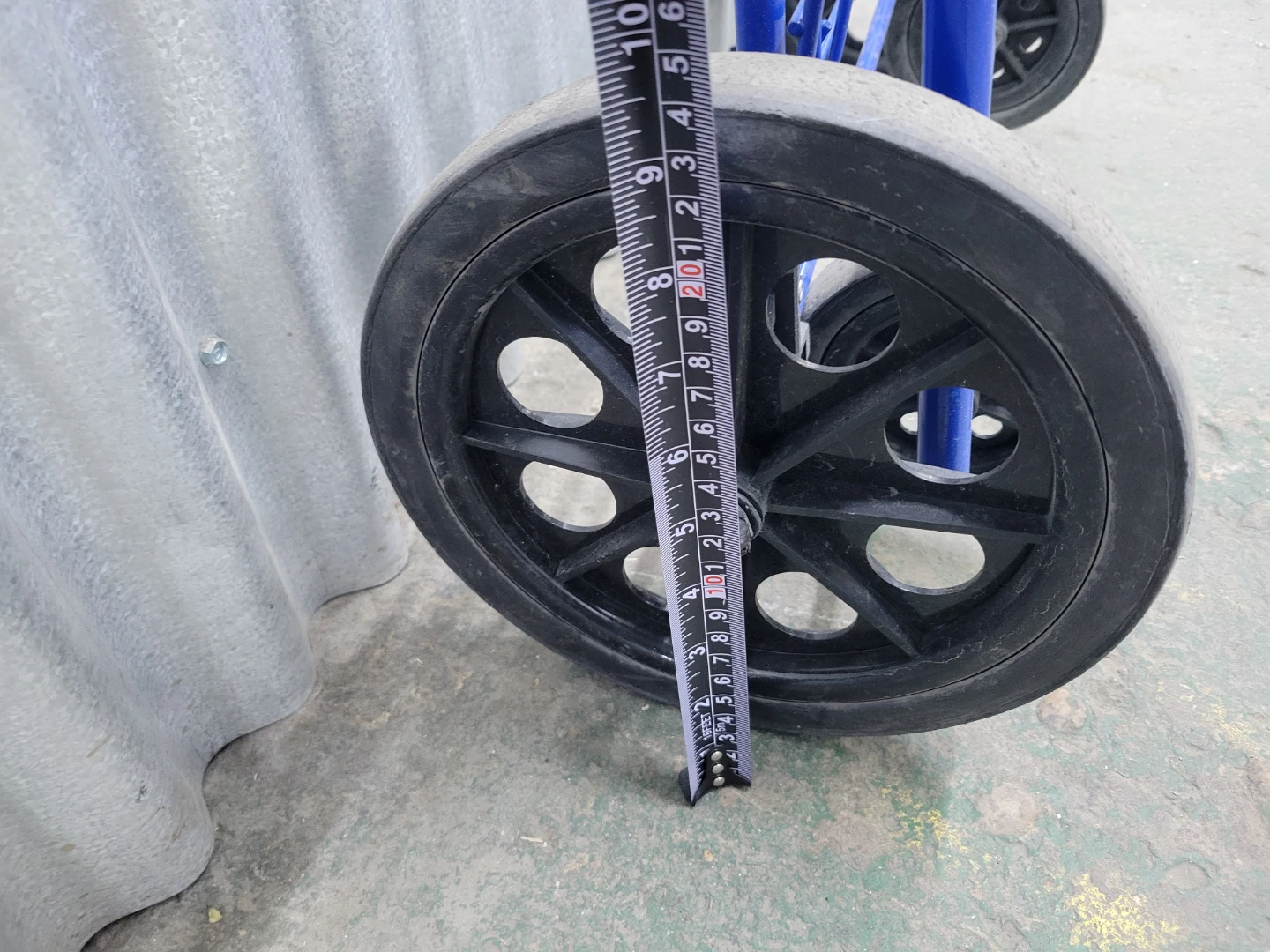 Folding cart with big 9,5" wheels - photo 5
