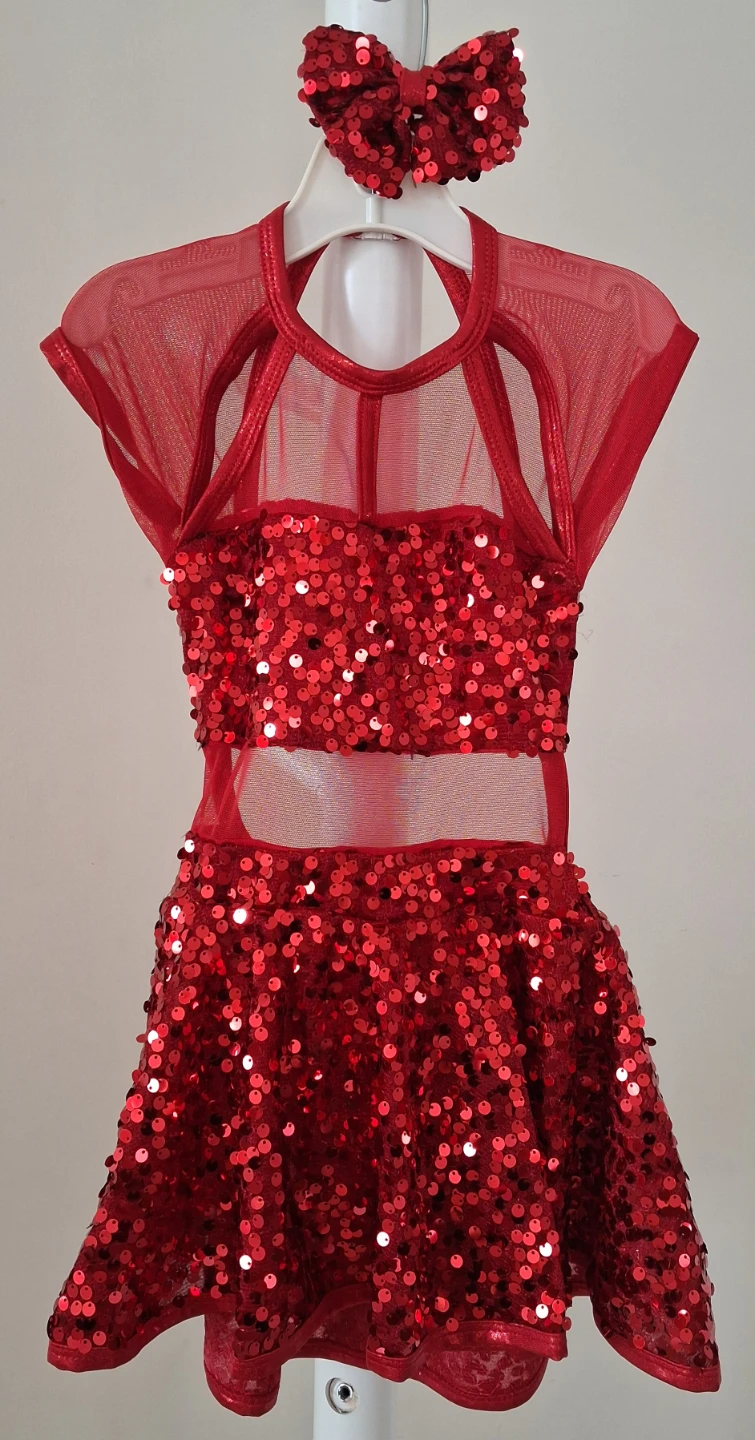 Girls' Dance Costume Set with Accessories