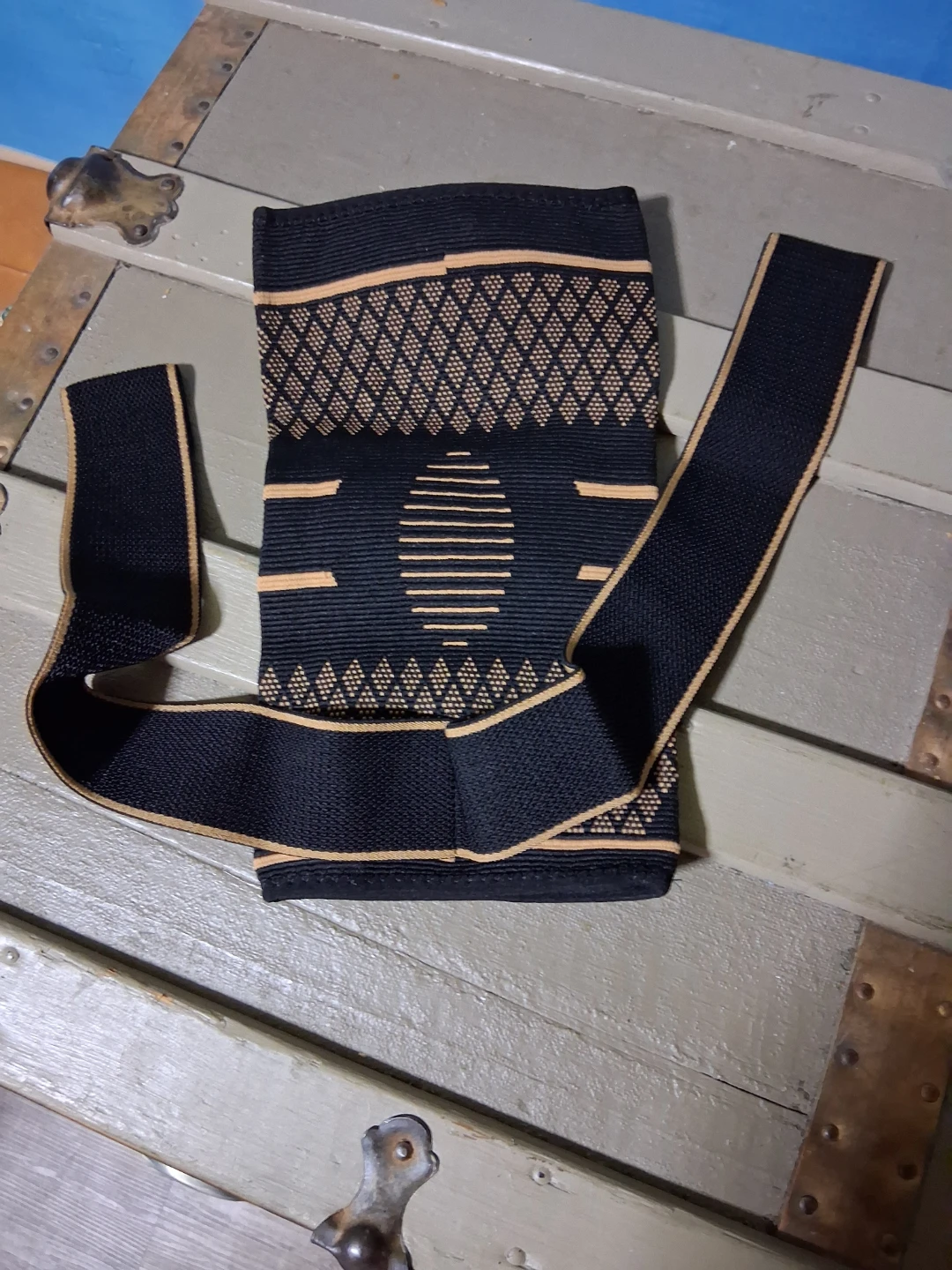 New Copper compression knee sleeve with straps - photo 2
