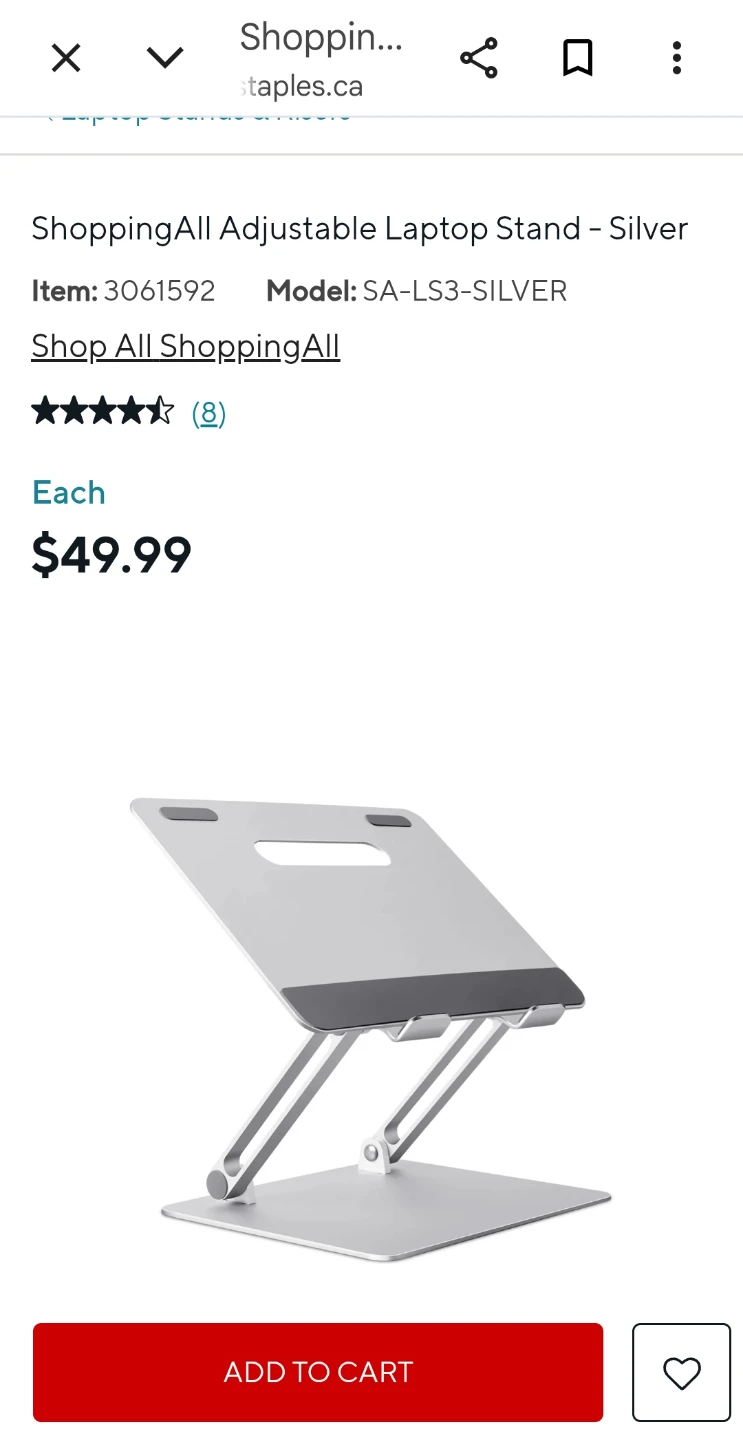 Adjustable Laptop Stand - photo 3