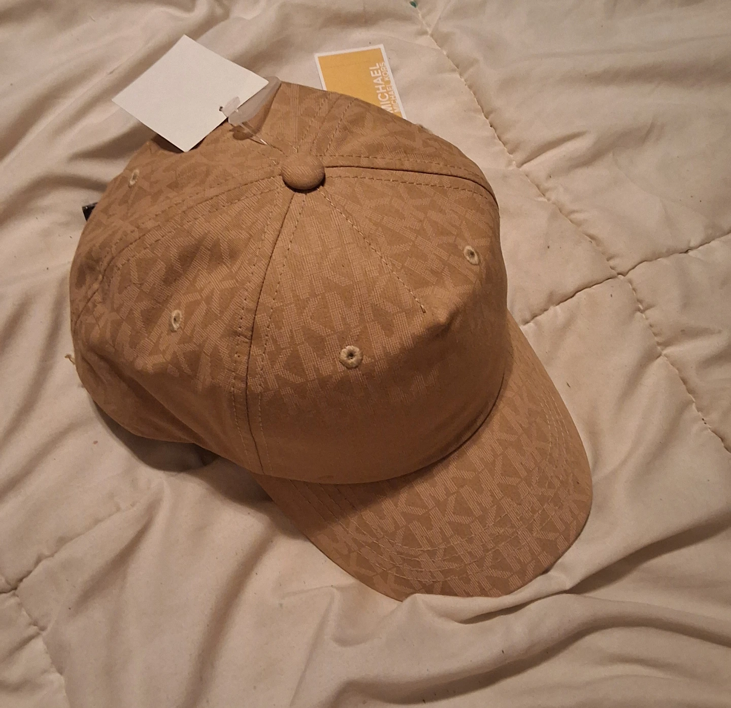 Michael Kors Monogram Baseball Cap - Tan