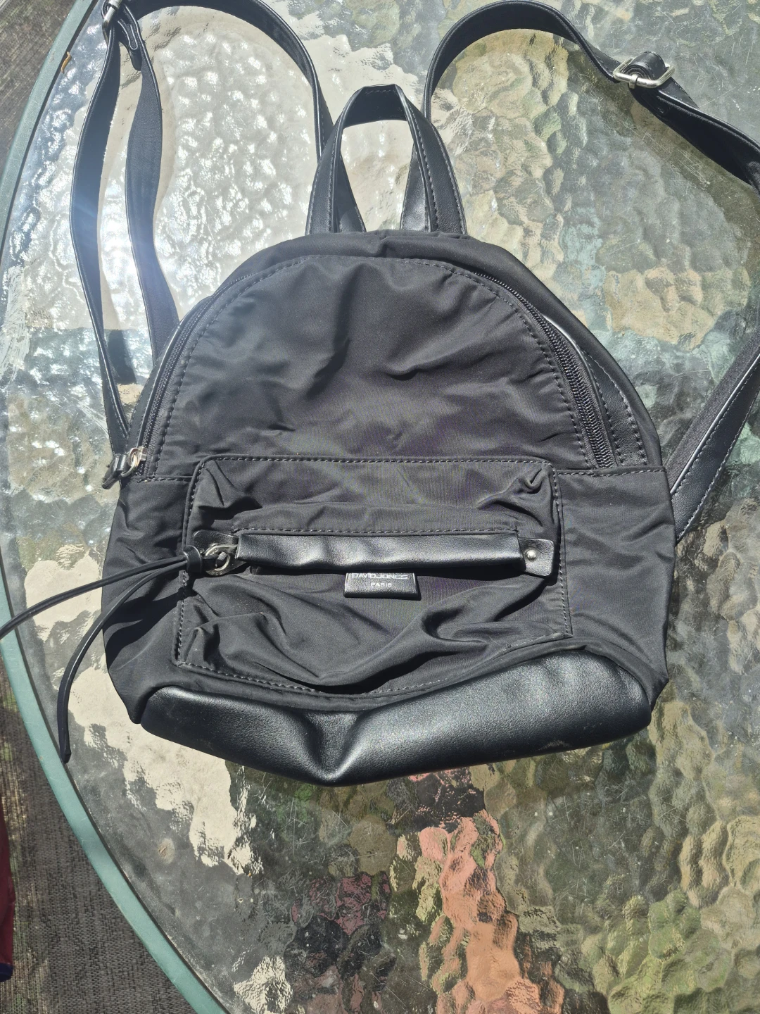 DAVID JONES Black Backpack