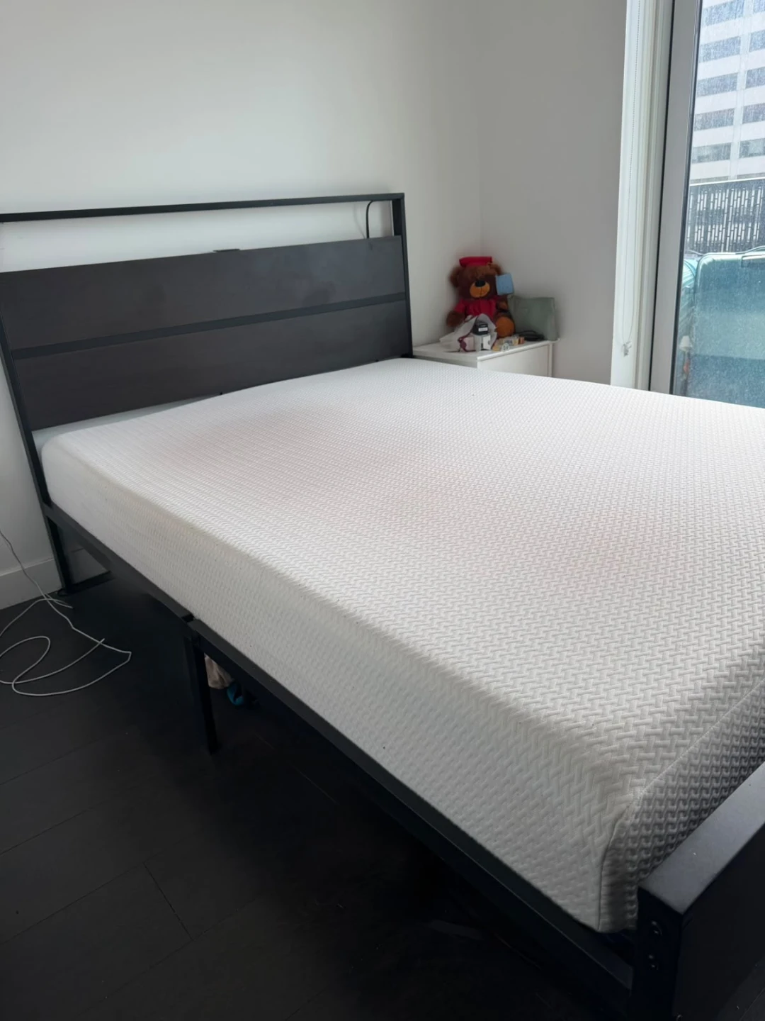 Full-Size Mattress + Bed Frame + Extras - photo 4