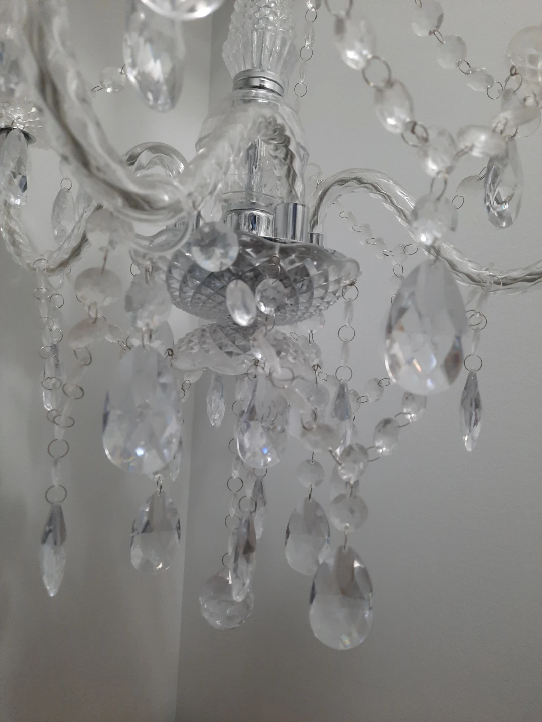 Crystal Chandelier – 5 Light Ceiling Fixture