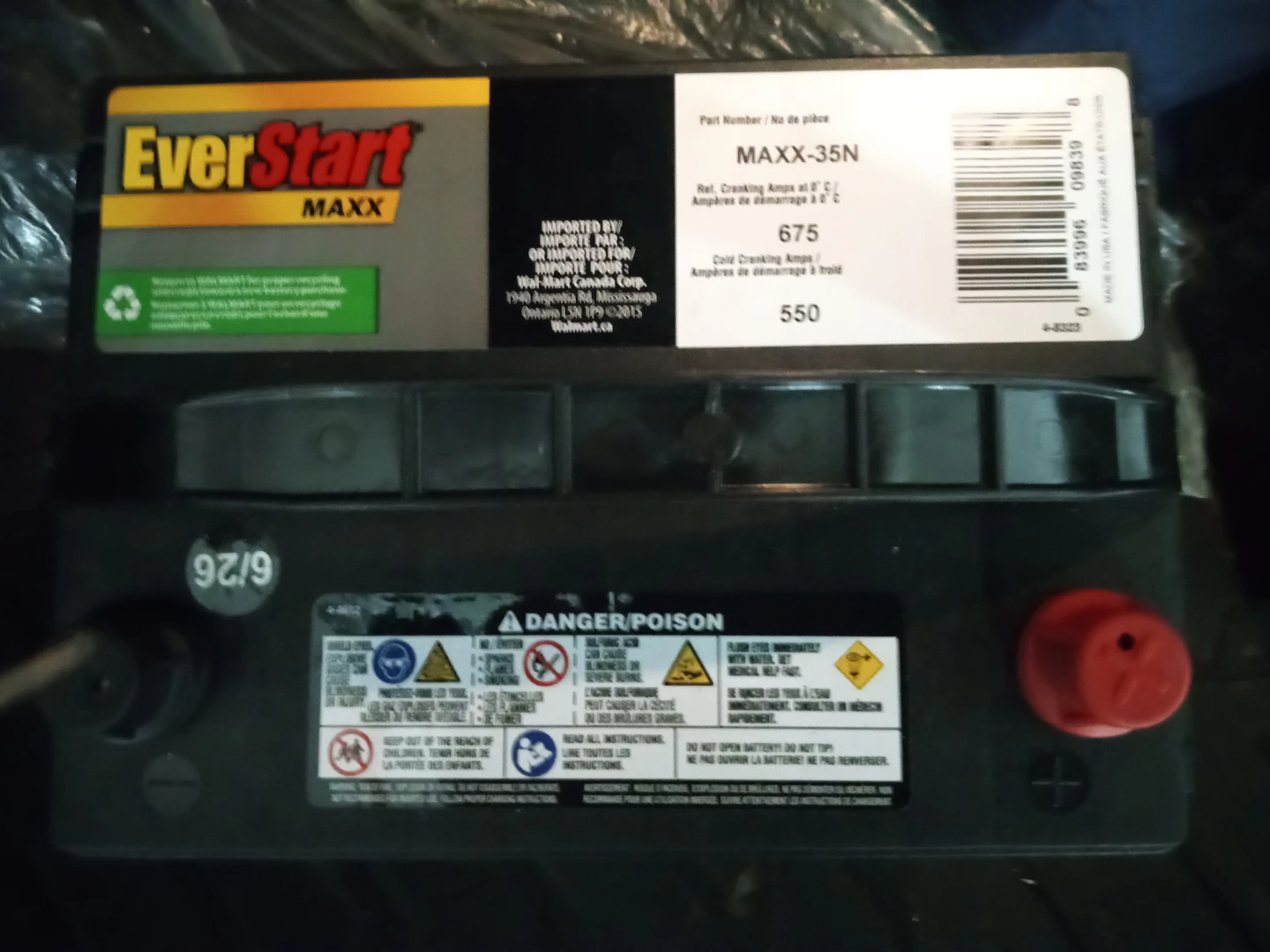 EverStart MAXX Group Size 35 Battery - photo 2