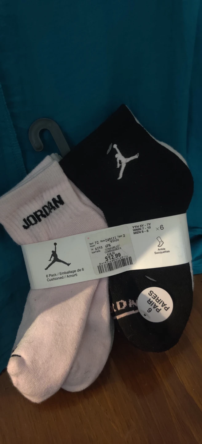 Jordan Youth Anklet Socks 6-Pack