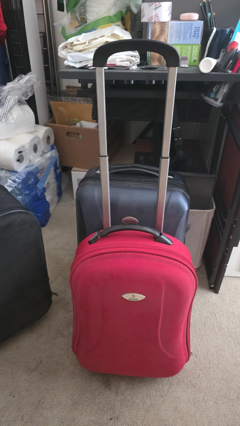 20in carry on luggage- red