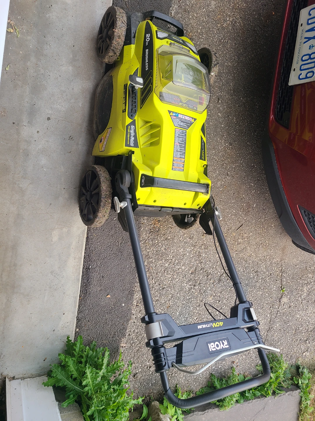 Ryobi 40V  cordless Lawn Mower