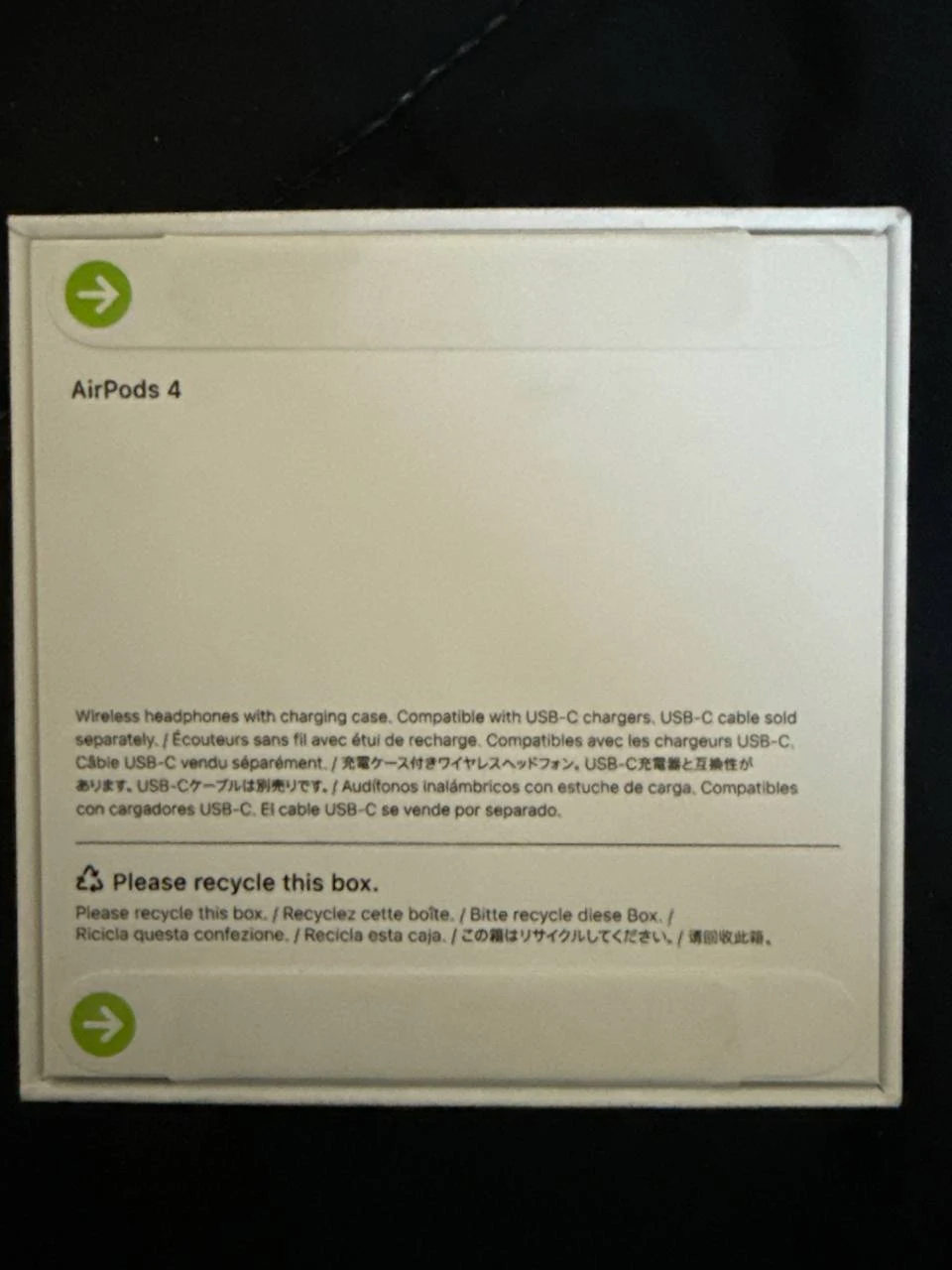 Brand new airpods 4 sealed pack - photo 2