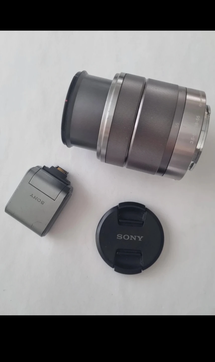 Sony Lens E 3.5-5.6/18-55 OSS & flash - photo 2
