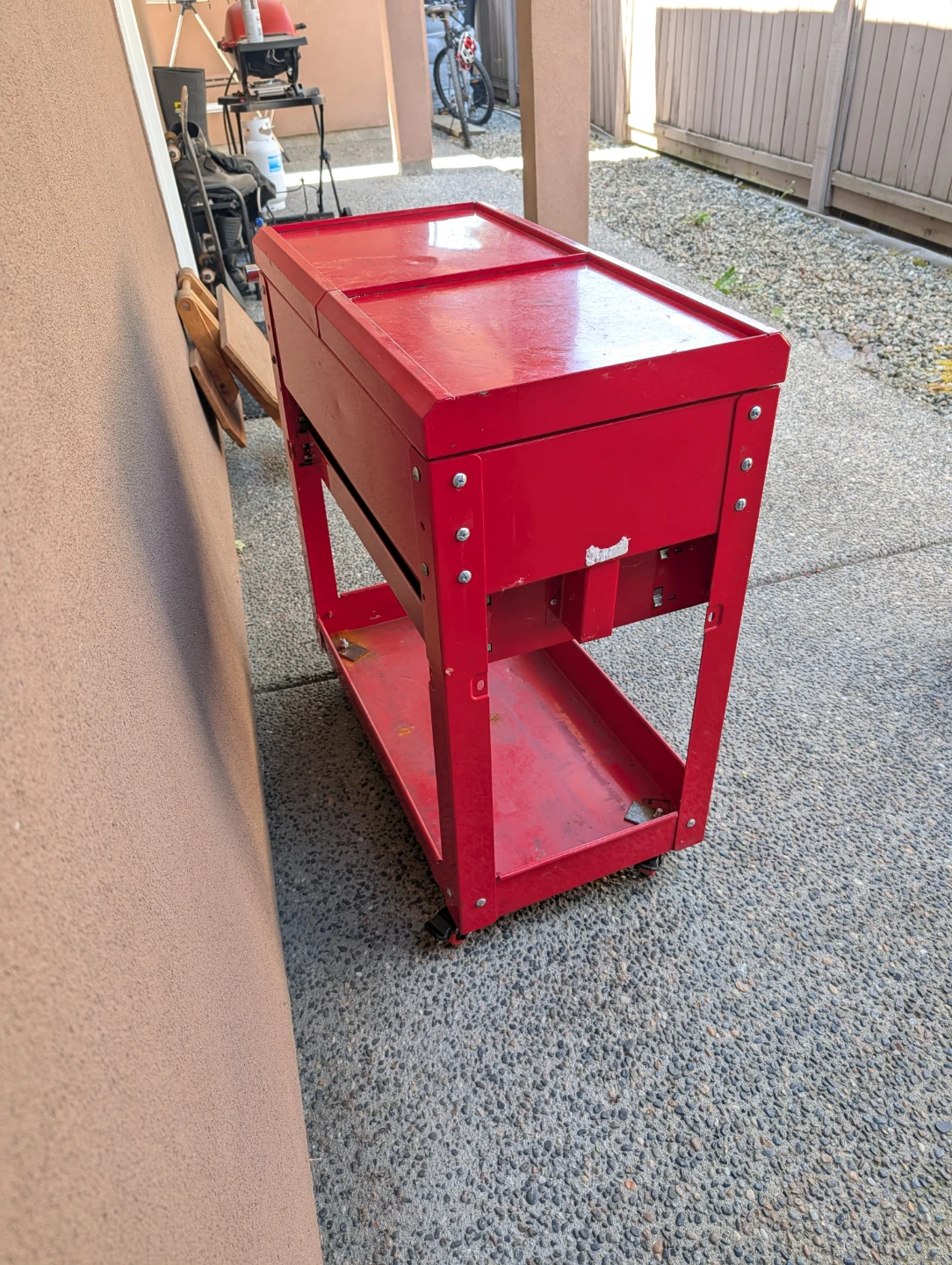 Red Rolling Tool Chest Cart - photo 3