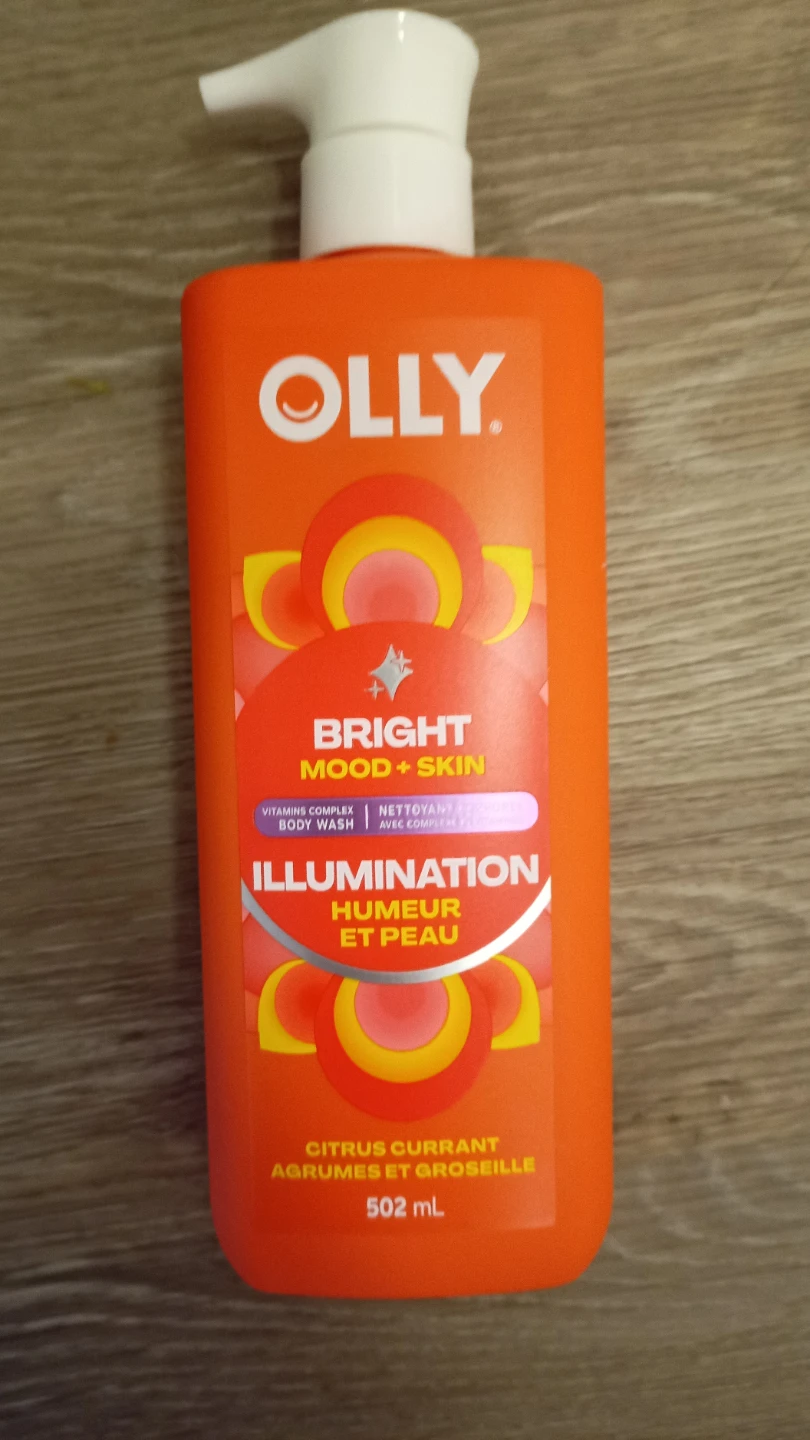 OLLY Bright Mood + Skin Body Wash Citrus Currant 502 mL