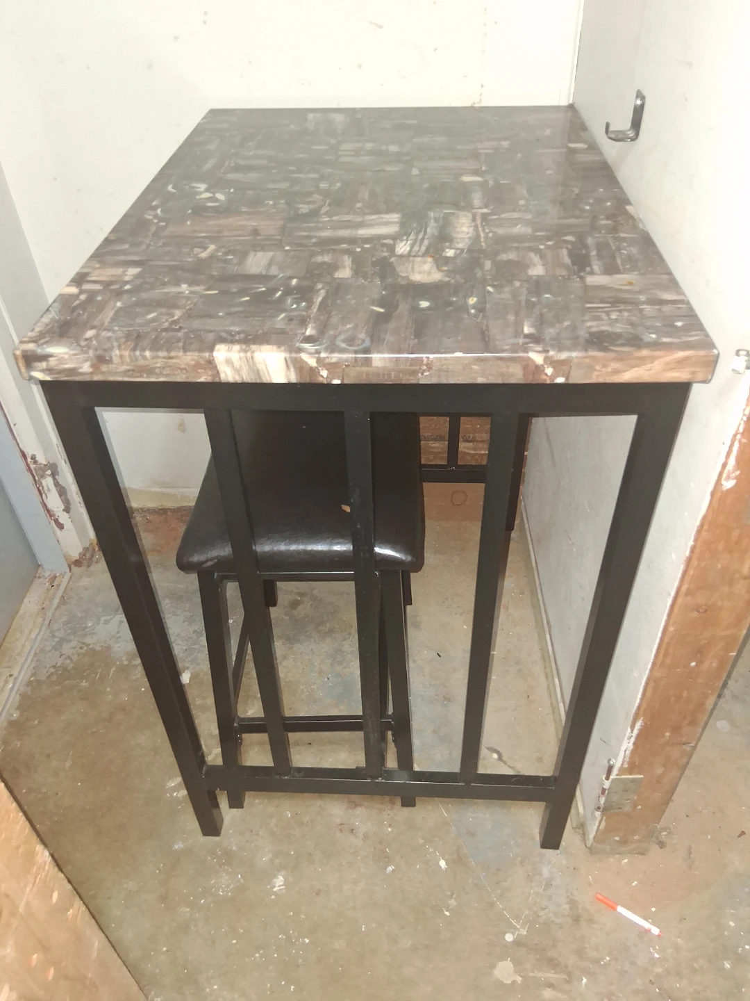 Bar Table with Two Stools