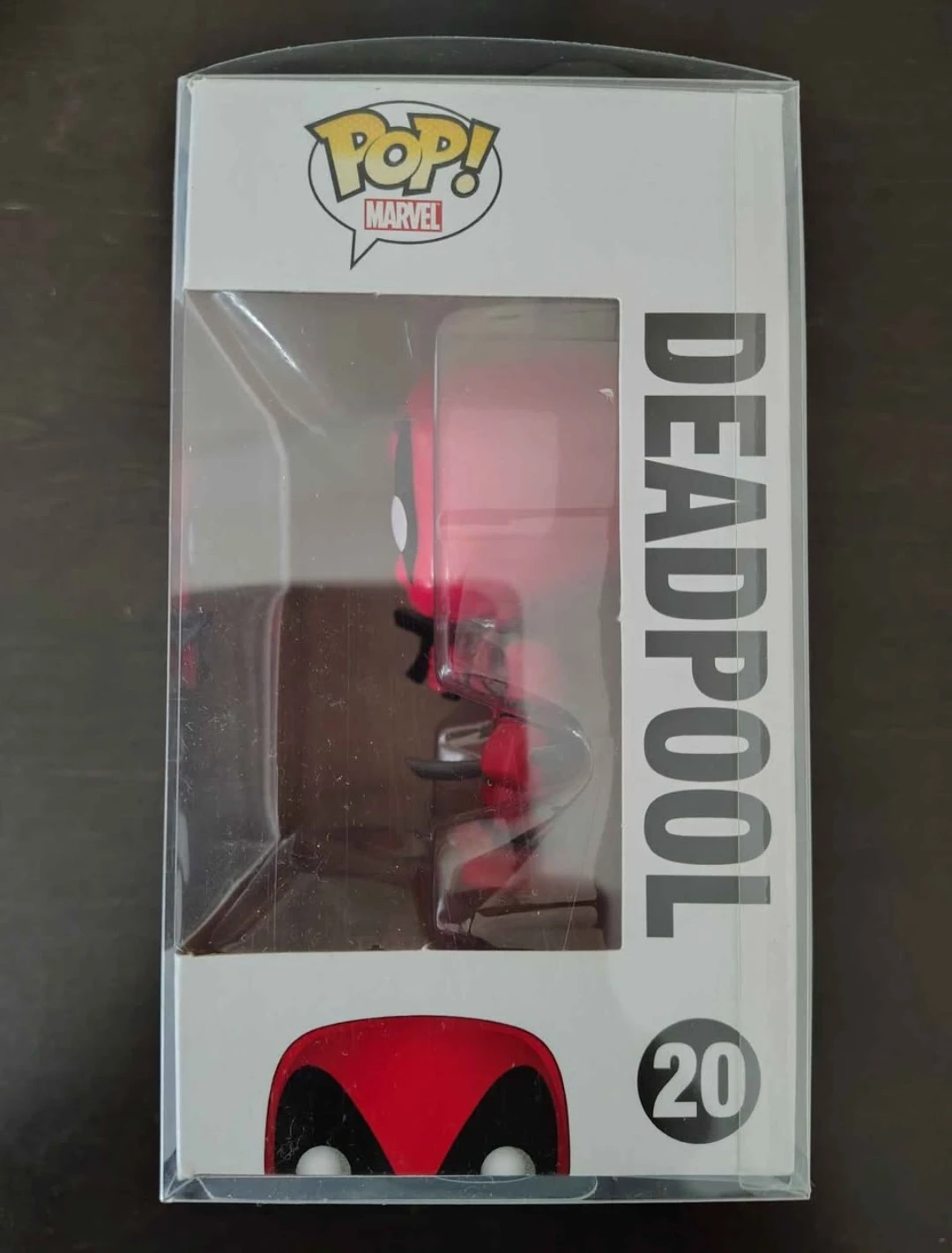 Funko Pop Marvel Deadpool #20 Vinyl Bobble-Head w/ Protector - photo 3