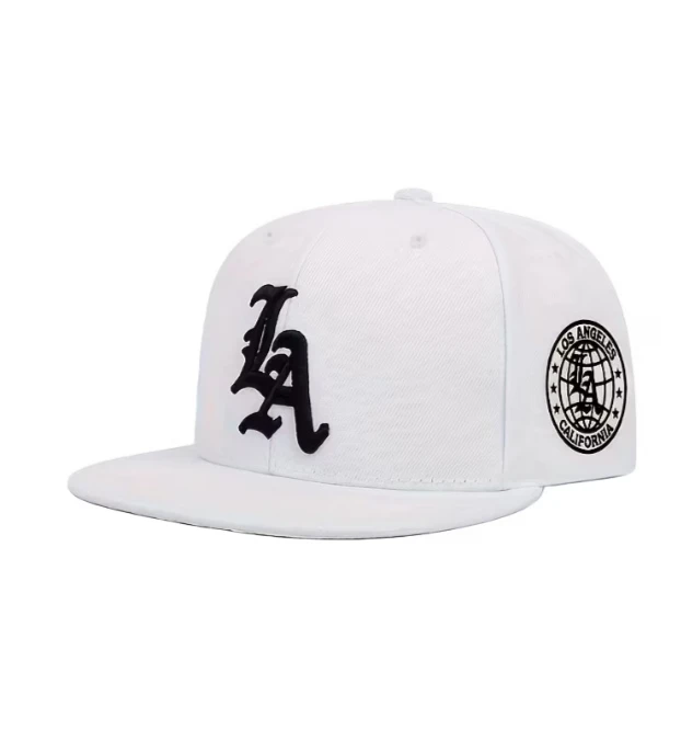 Brand new White LA Snapback Hat
