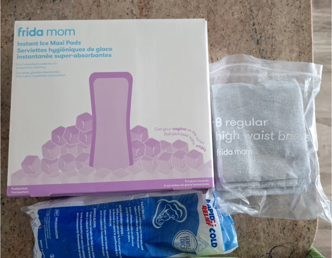 Frida Mom Instant Ice Maxi Pads & High Waist Briefs - photo 2