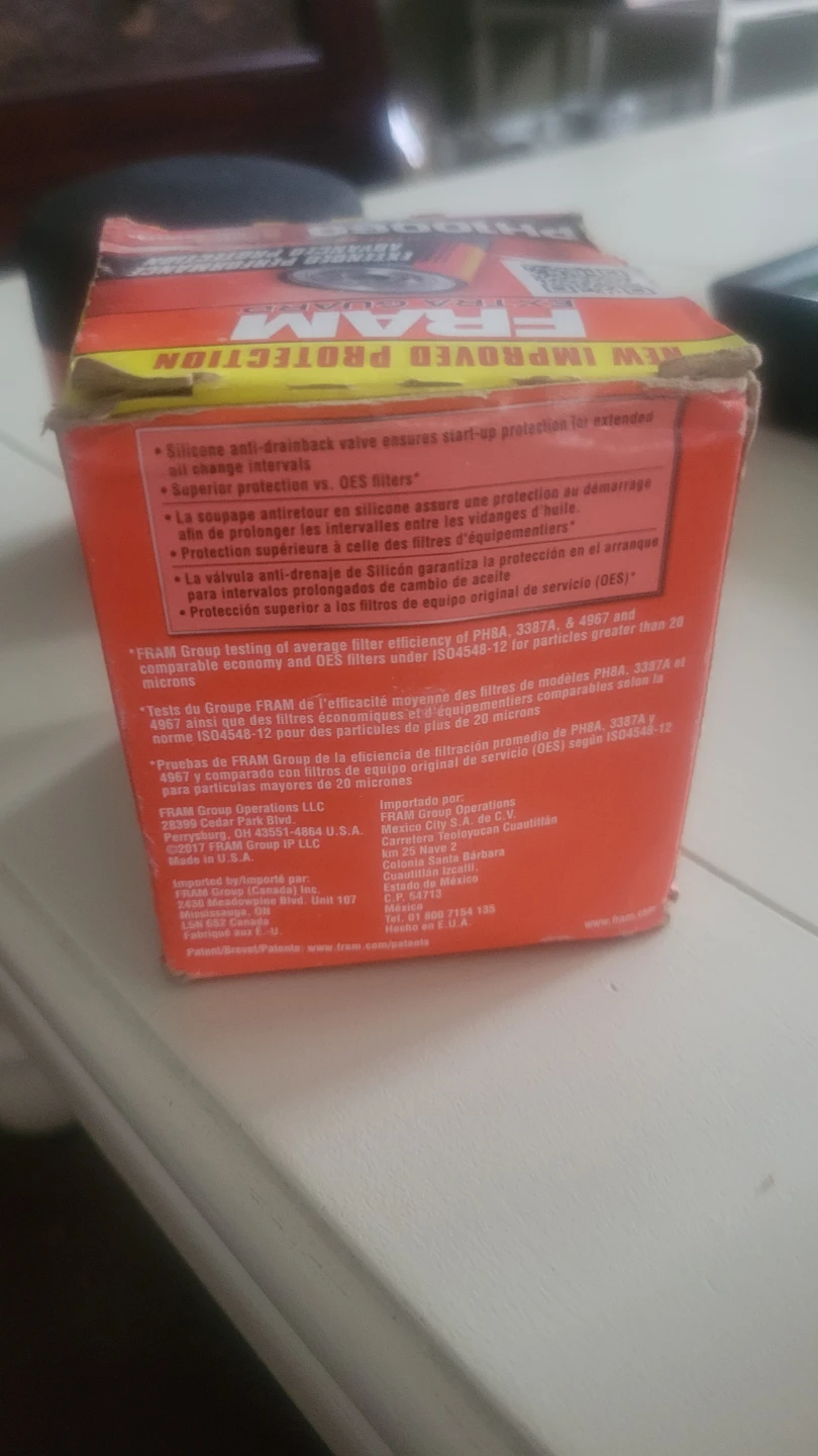Fram Extra Guard PH10060 Oil Filter - photo 2