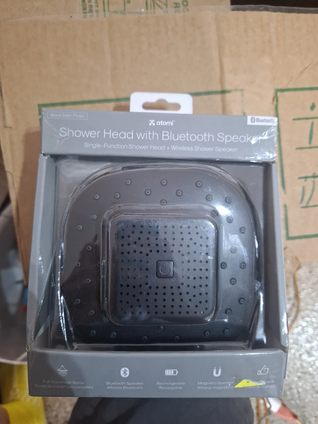 Atomi Shower Head with Bluetooth Speaker