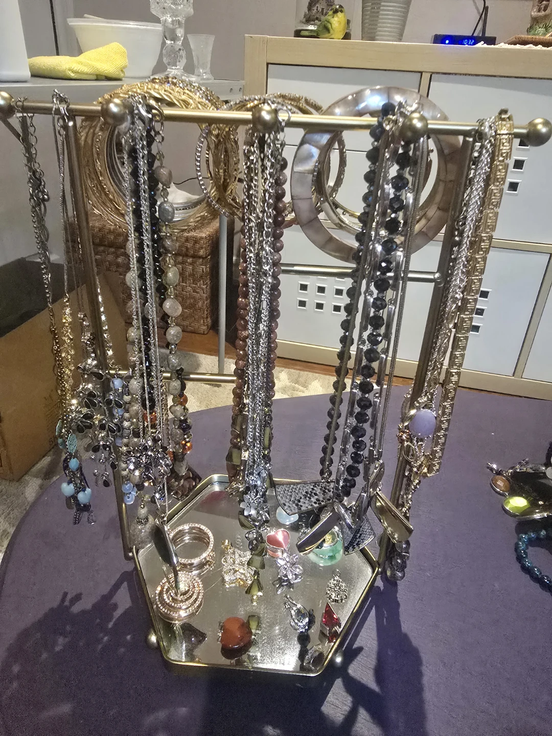 Assorted costume jewelry