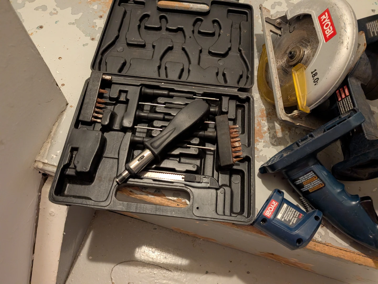 Assorted Power Tools and   bits  No Batteries and Charger Kit - photo 2