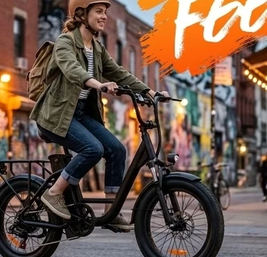 Black Folding Electric Bike - photo 3