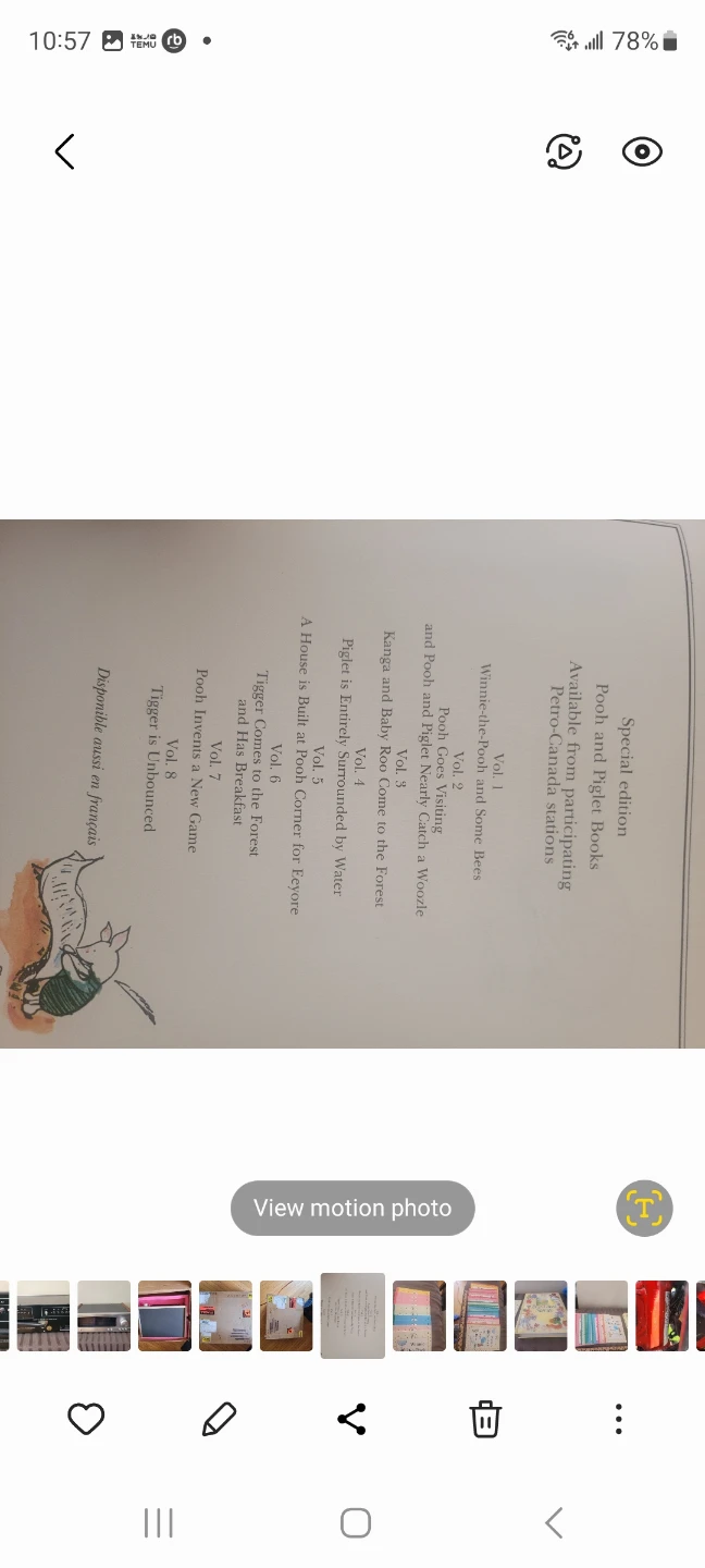 New 1990 Children Stories Books Winnie the Pooh Best Love Story - photo 5