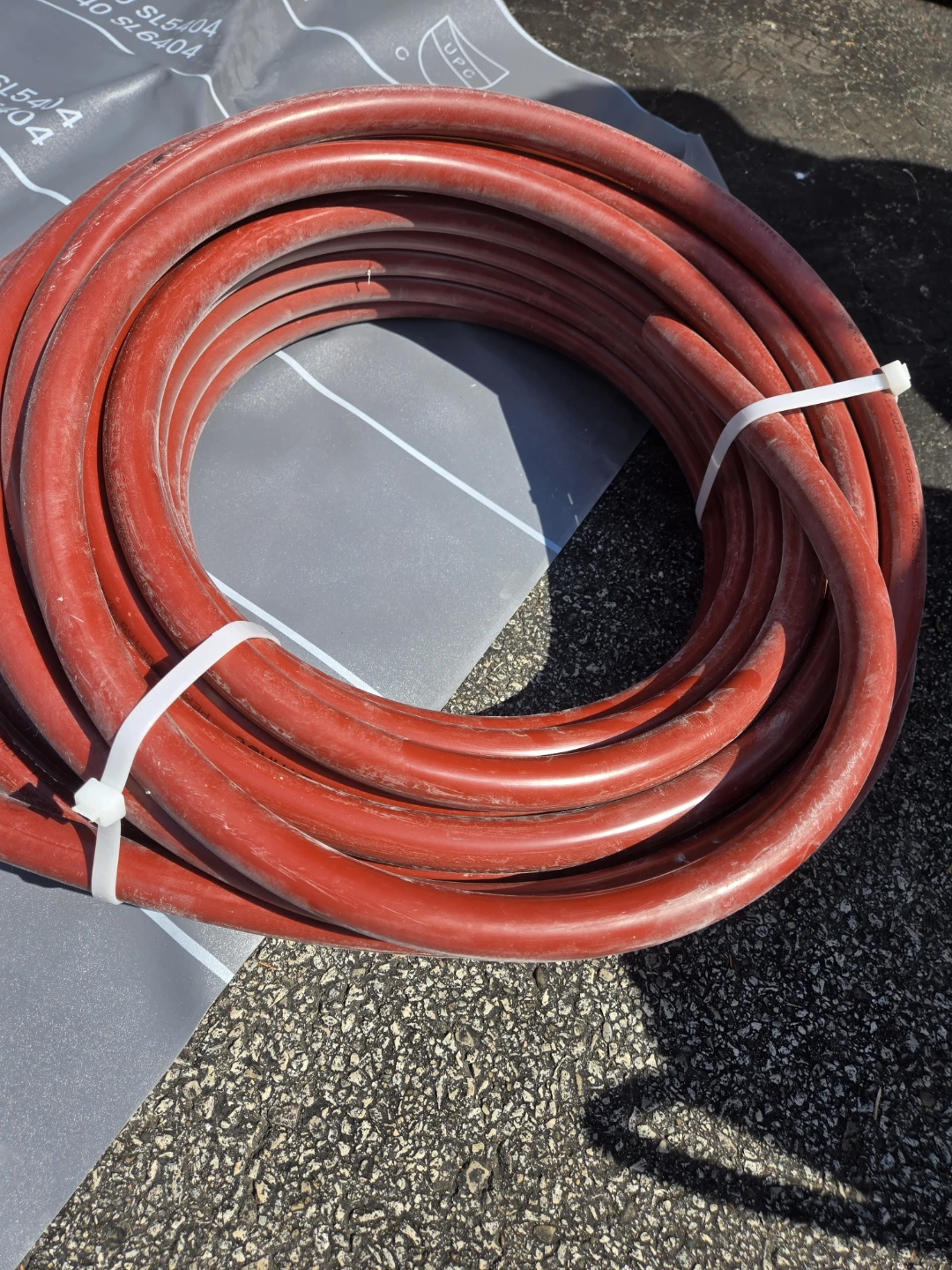 Red and Blue  water Tubing Coils