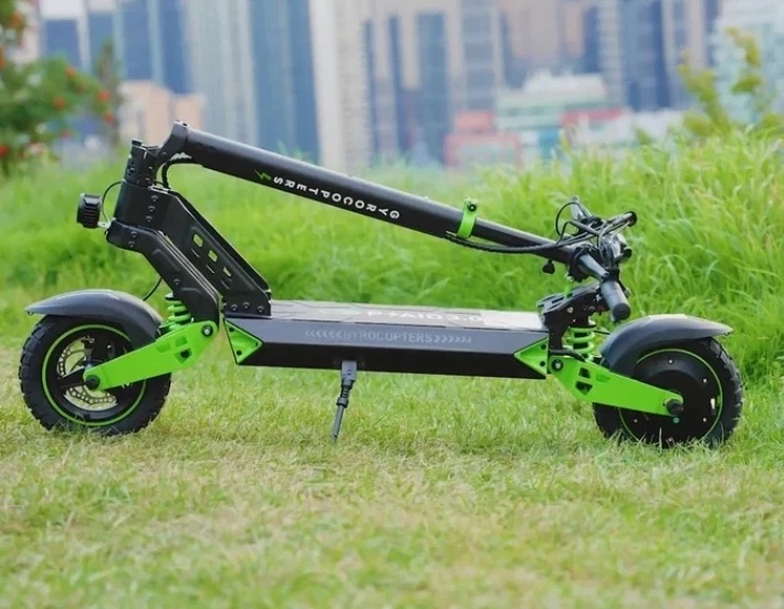 E scooter gyrocopters plaid 3.0