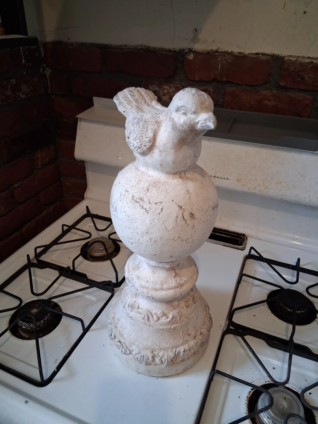 Decorative Bird Pedestal Statue
