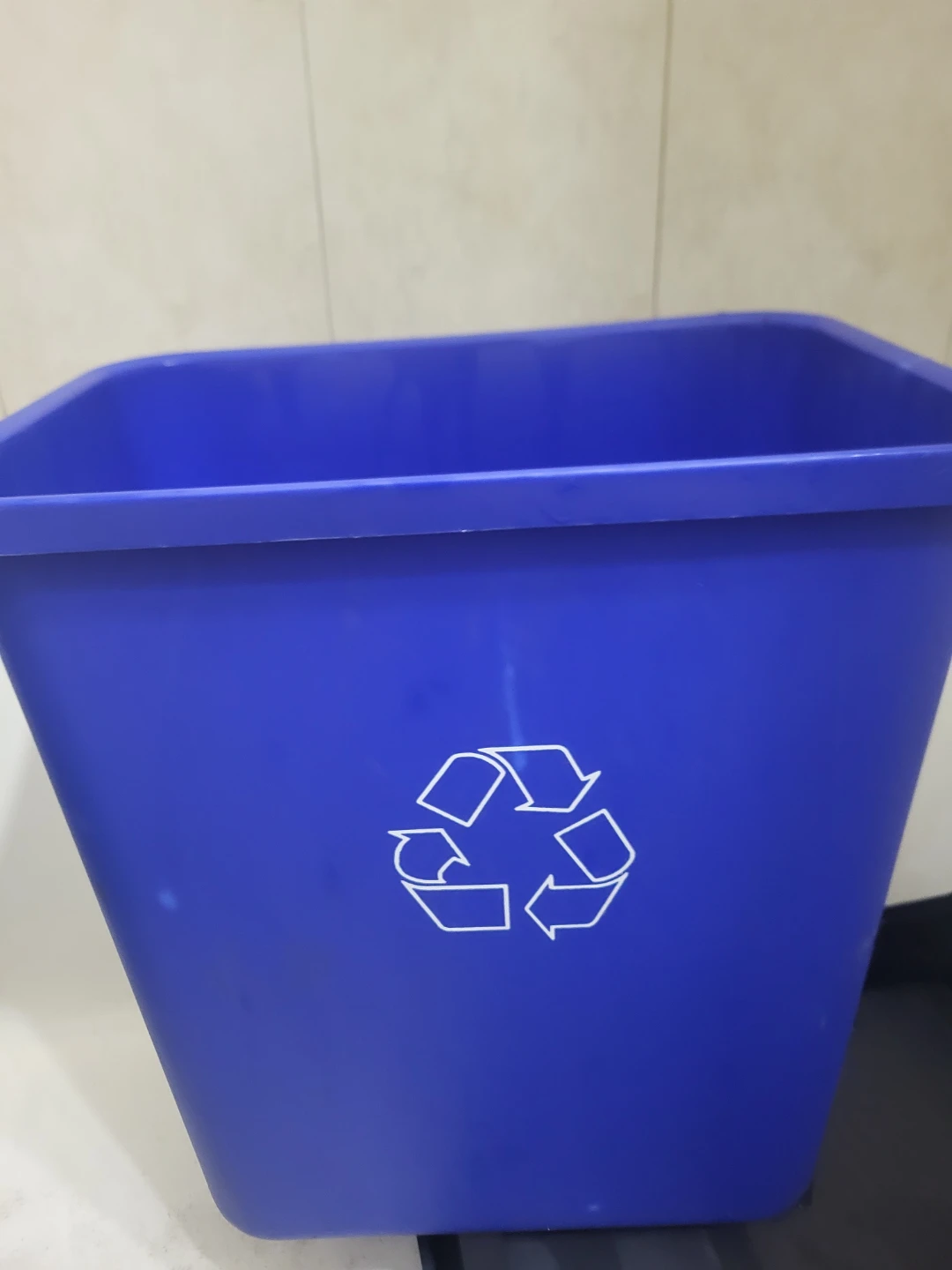Blue Recycling Bin