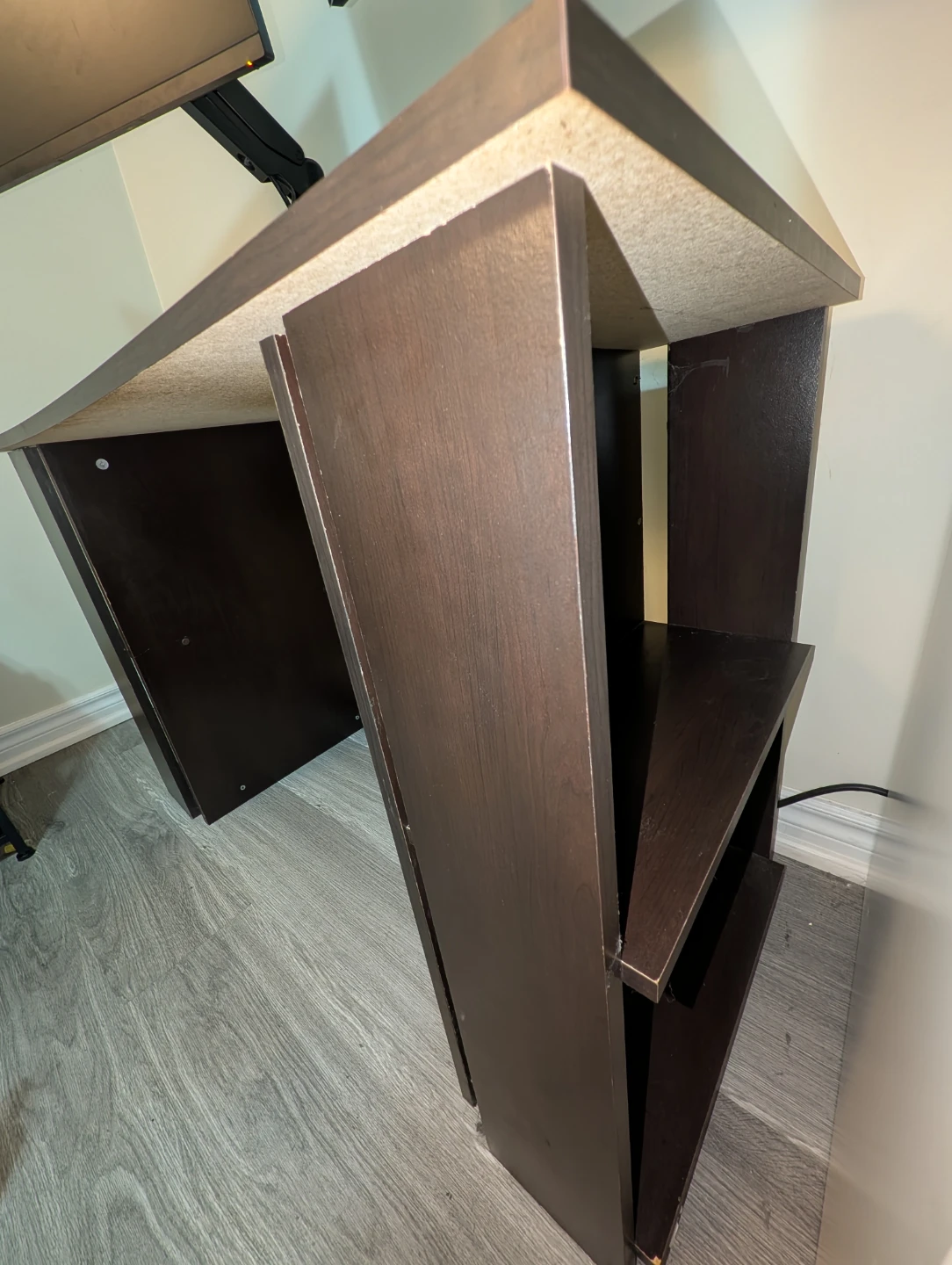Work Table / Desk with Dual-Monitor Stand - photo 3