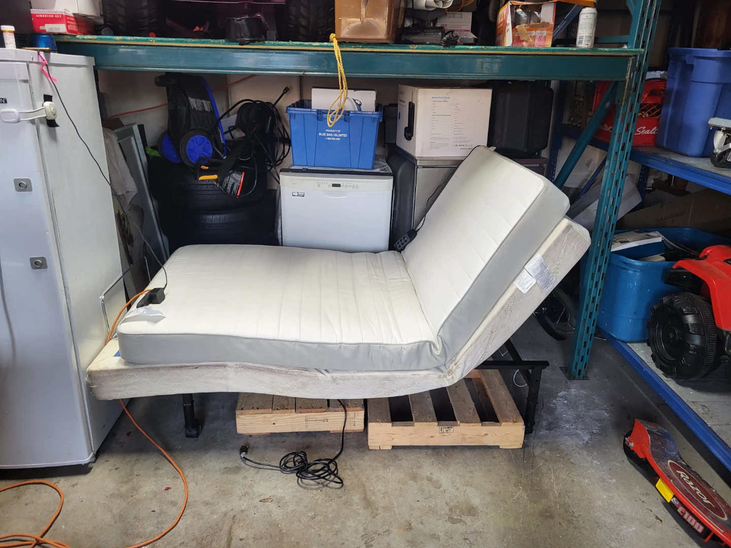 Adjustable Bed Frame with Mattress - photo 4