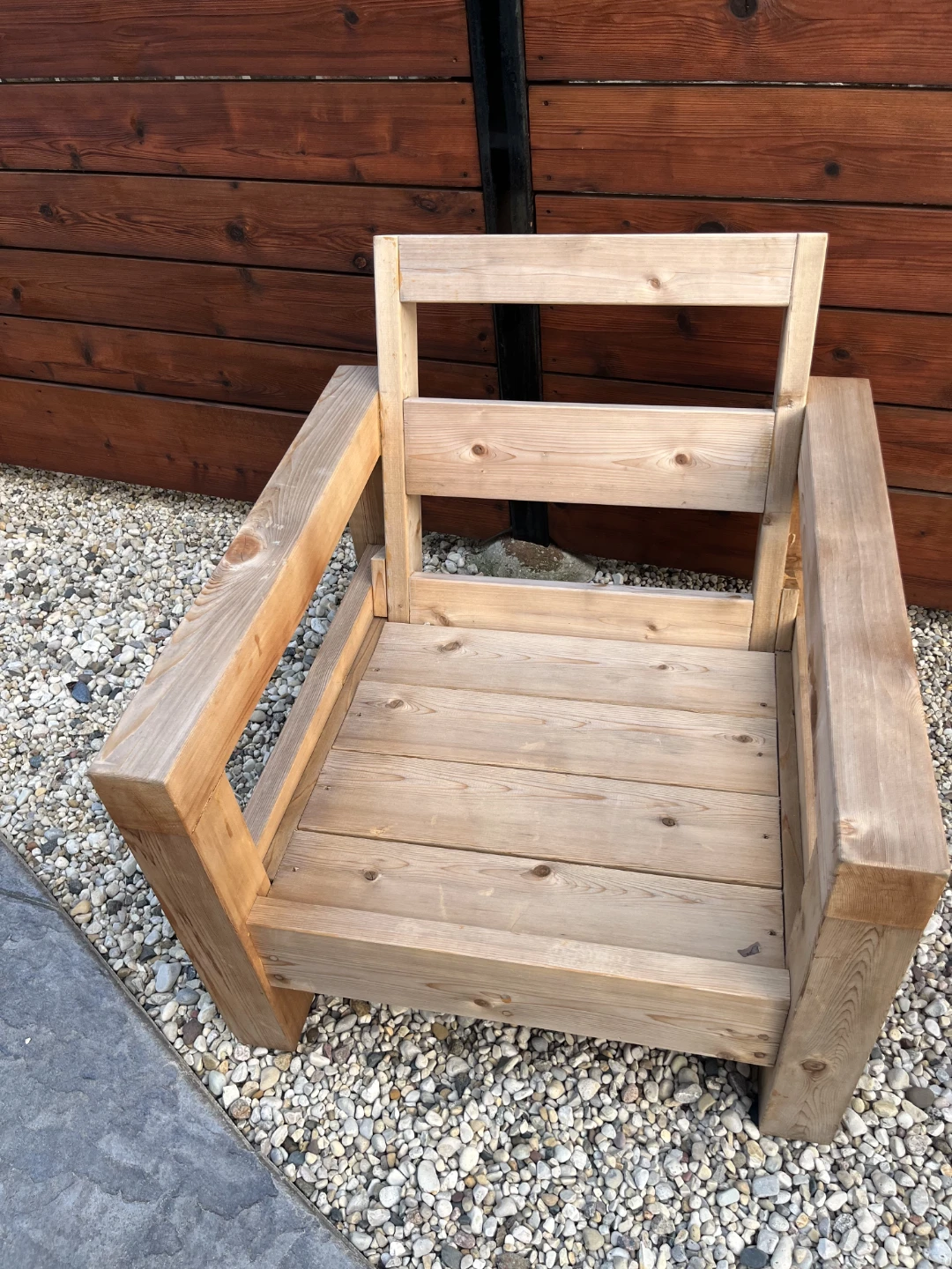 Handcrafted Solid Cedar  Lounge Chair Unfinished