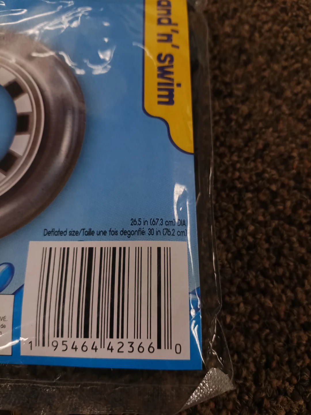 Inflatable Swim Ring – Car Tire Design - photo 2