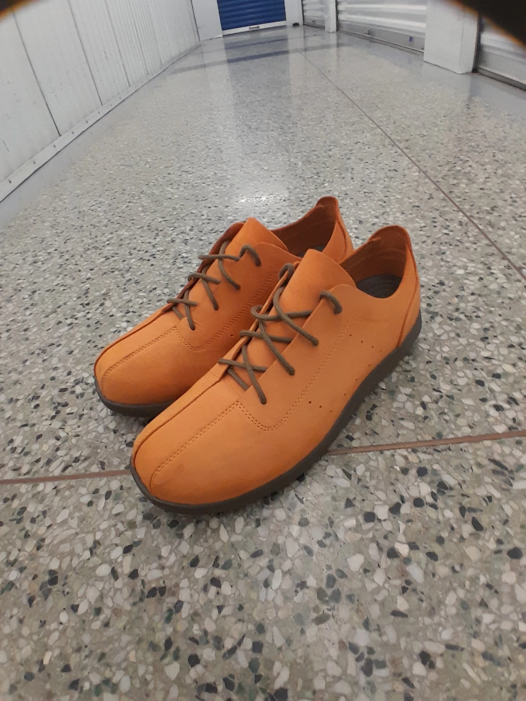 Orange Crocs Lace-Up Shoes Men's Size 13 - photo 2