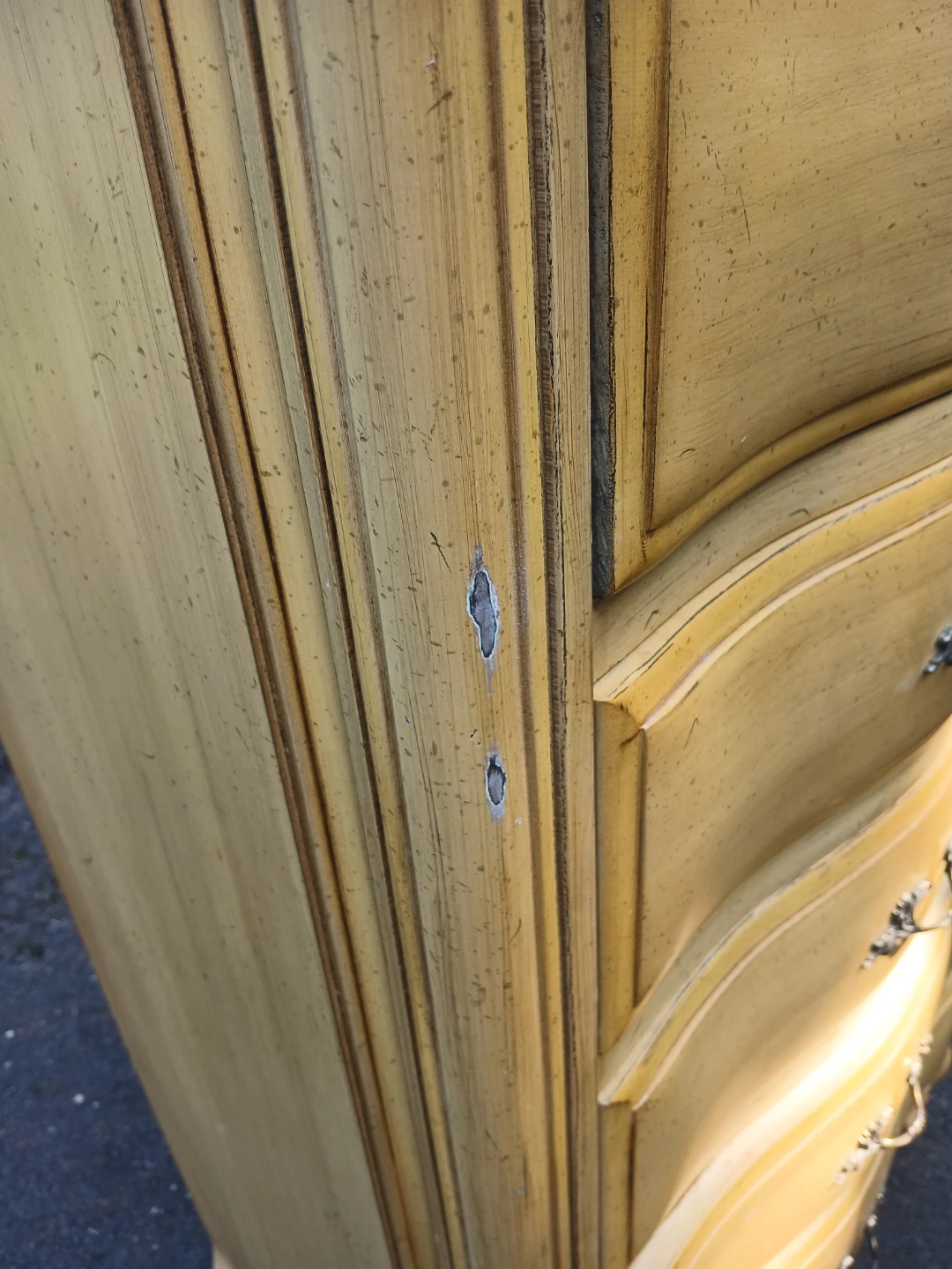 Vintage French Provincial Lingerie Chest, French Dresser. - photo 2