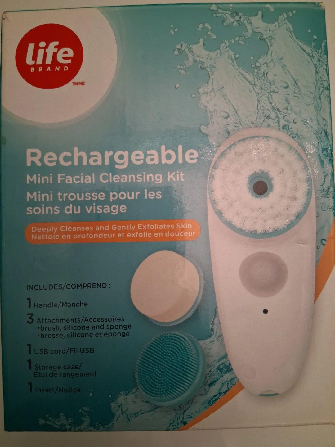Life Brand Rechargeable Mini Facial Cleansing Kit