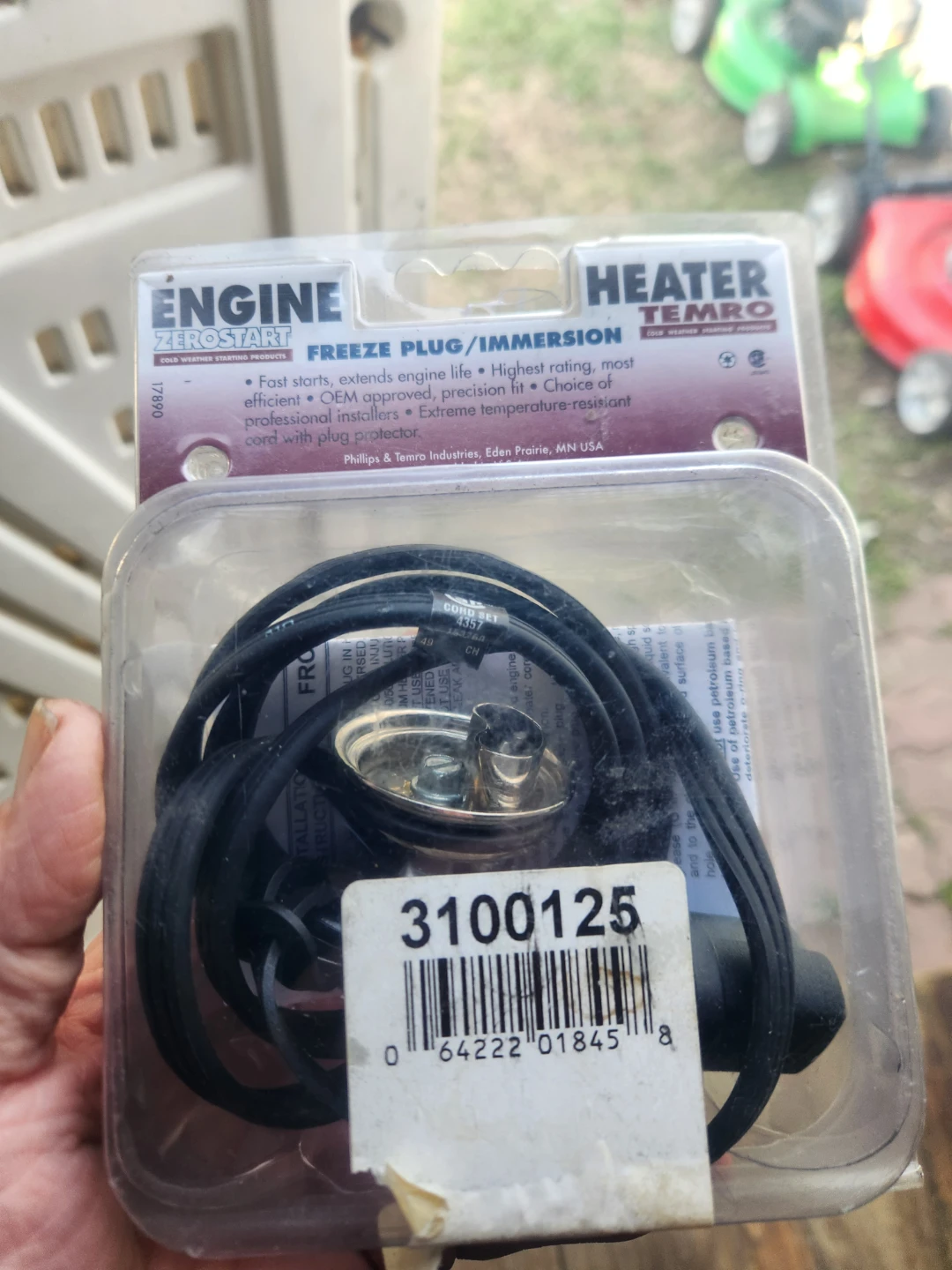 Engine Blocker Freeze Plug Heater - photo 2