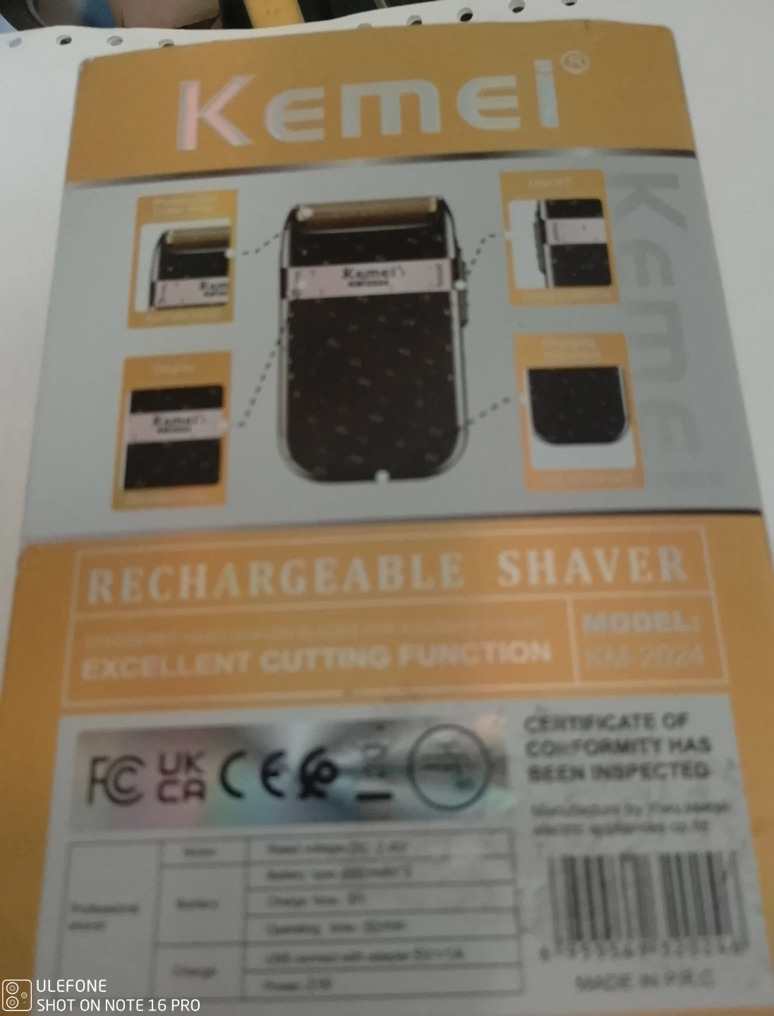 KEMEI Foil Shaver for  Men - photo 4