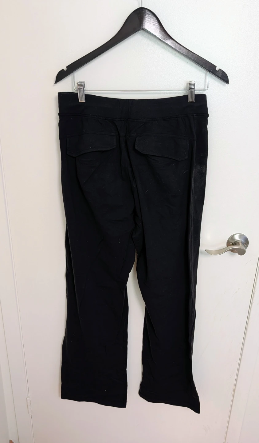 Black Lululemon Track Lounge Pants - Men's Medium - photo 2