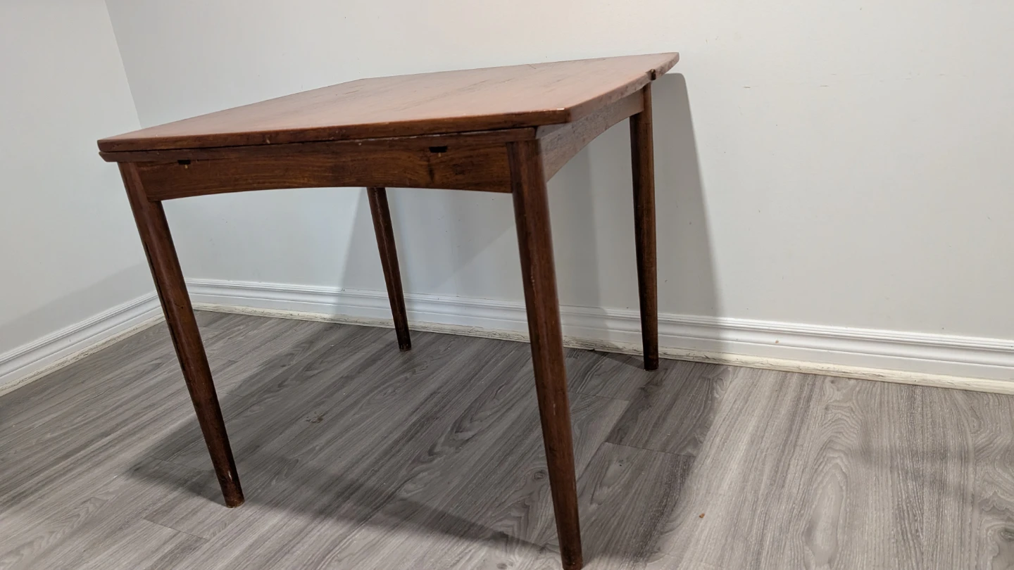 Teak Drop Leaf Dining Table - photo 5