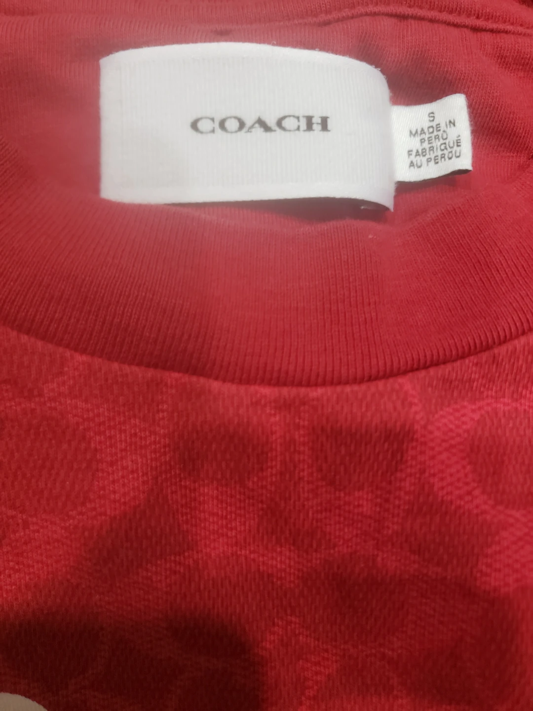 Coach Women Cotton T-Shirt in Signature pattern & Printed logo - photo 4