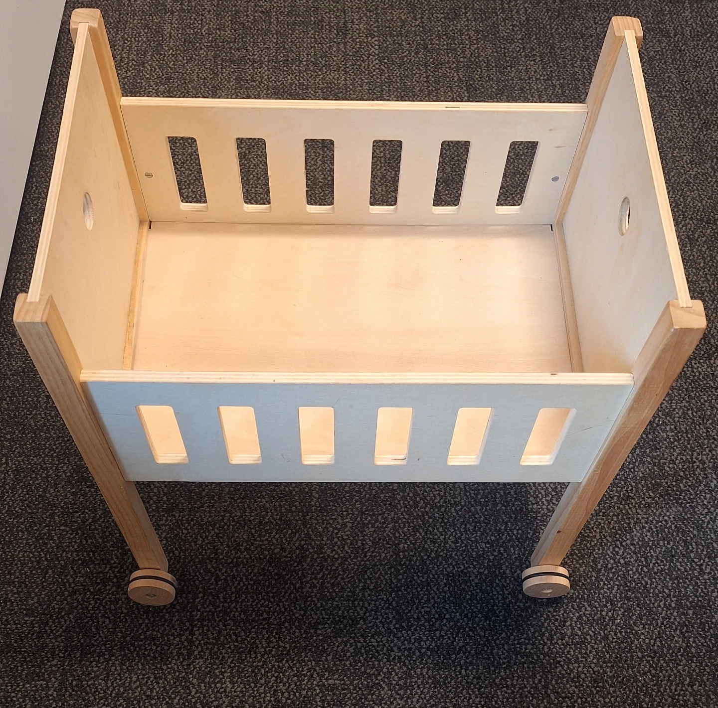 Wooden Doll Bed