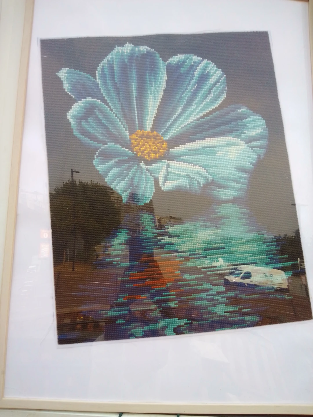 Diamond Art Painting - Blue Flower - photo 2