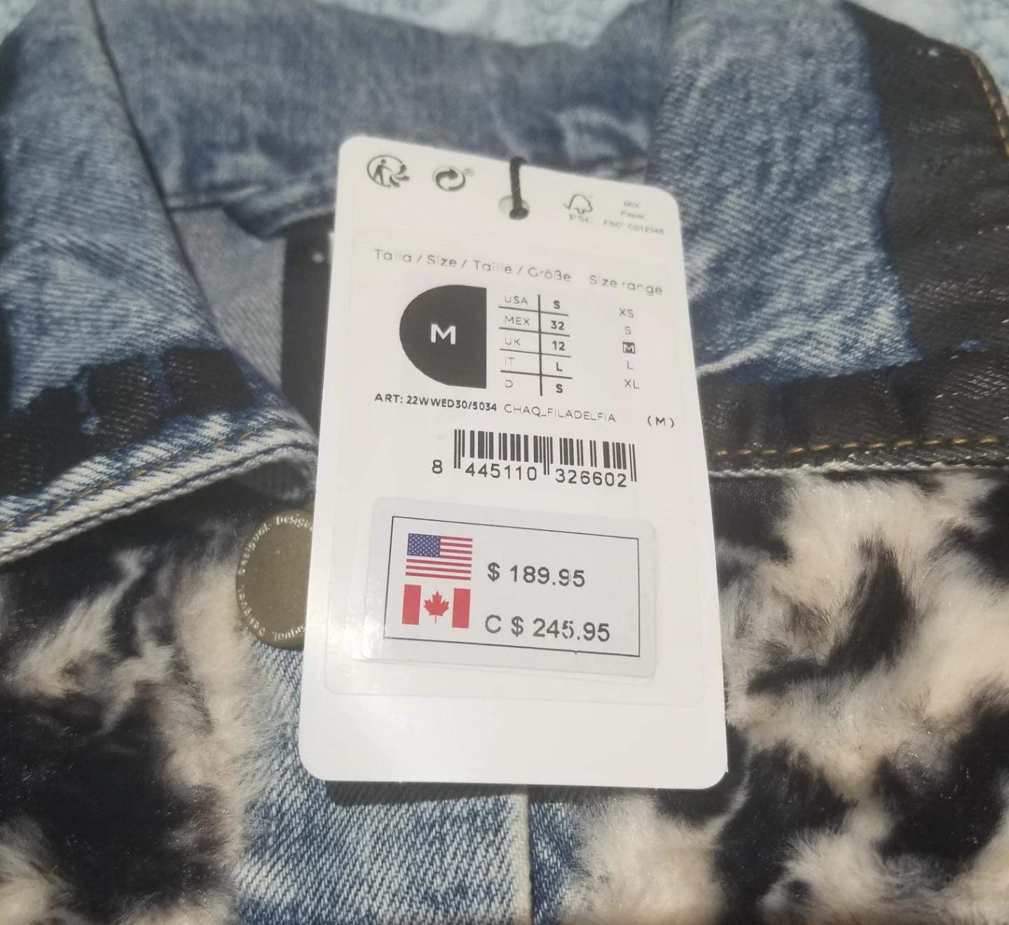 Desigual BWT unique Jean jacket vest - photo 4