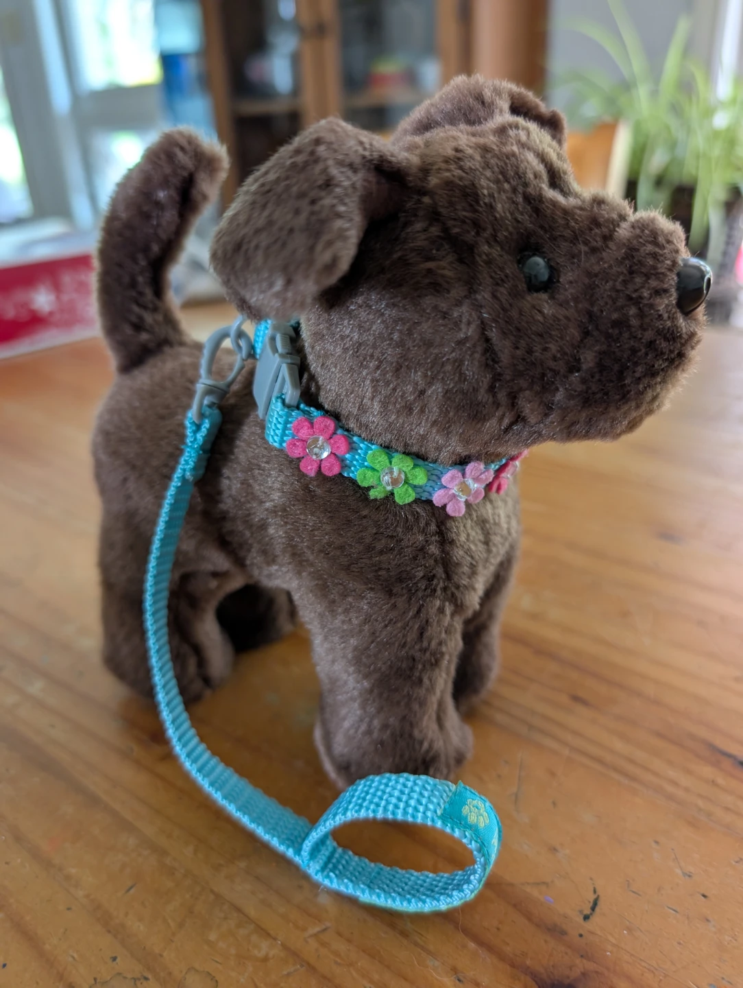 American Girl Plush Puppy  with Collar and Leash