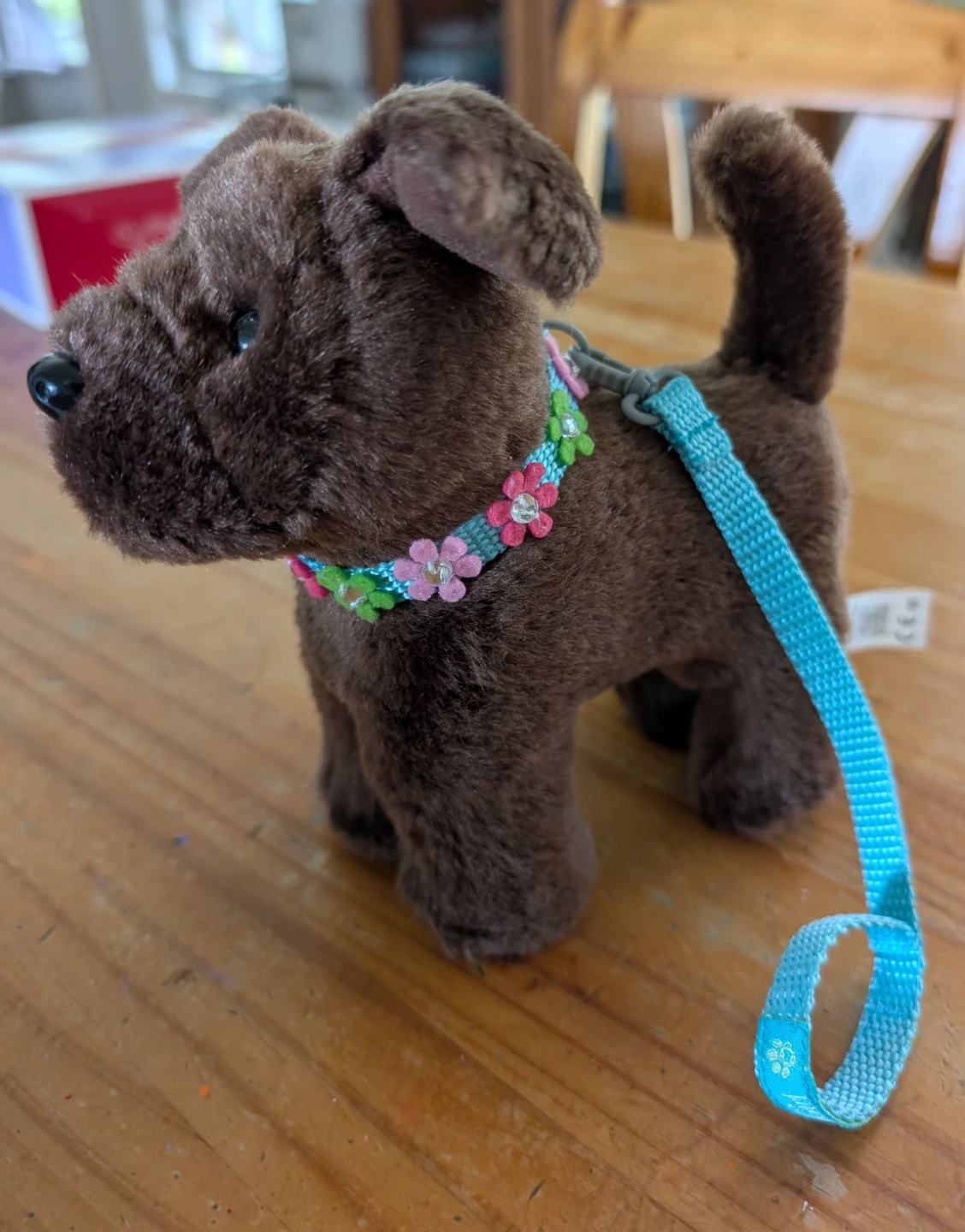 American Girl Plush Puppy  with Collar and Leash - photo 2